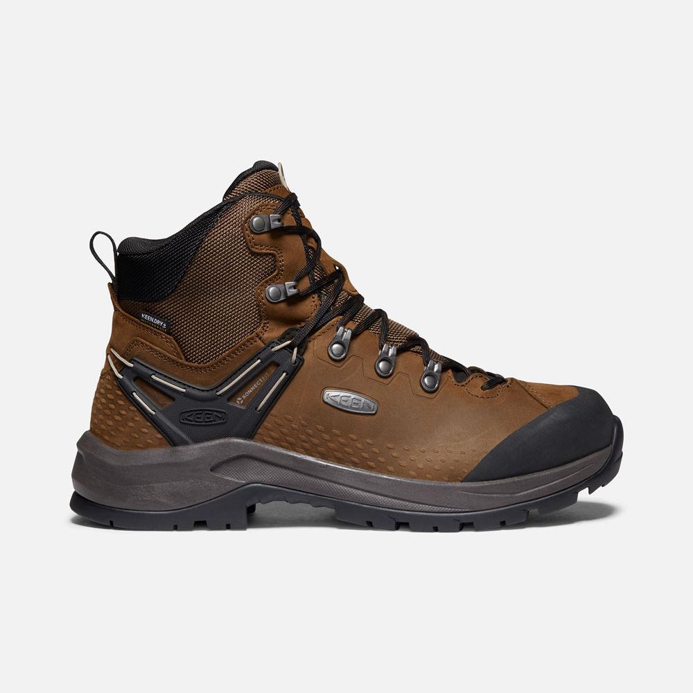 Botas de Seguridad Keen Mexico Marrom/Negros - Hombre Wild Sky Waterproof - RM4082375